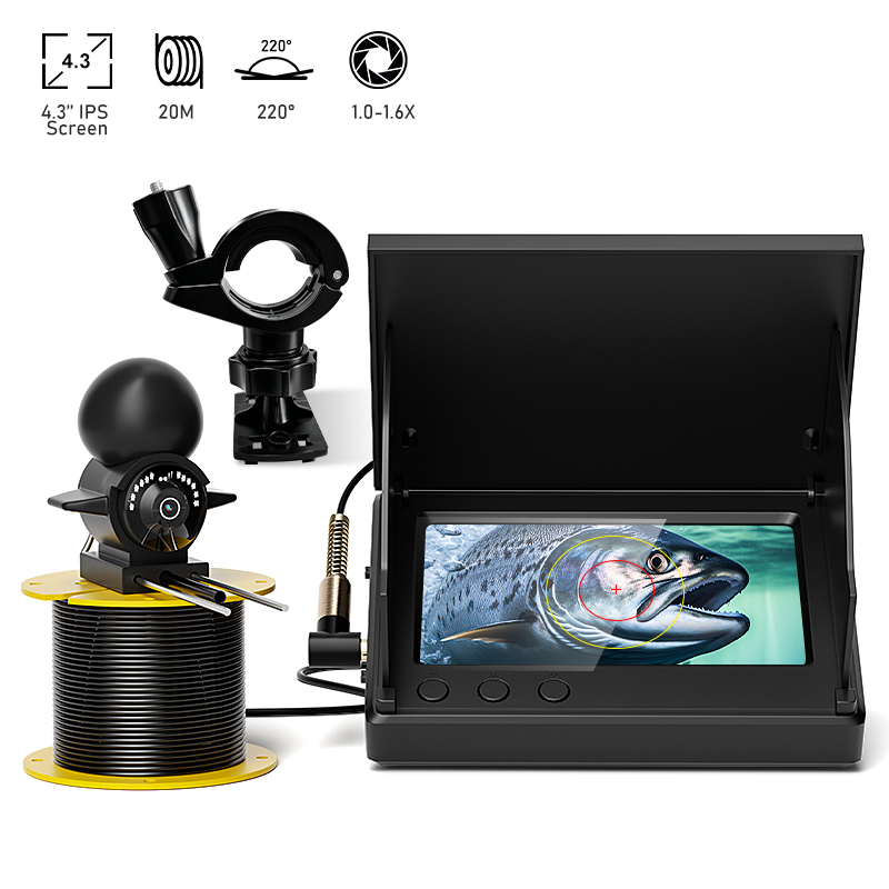 Fishing Camera - 4.3'' LCD Taşınabilir Balık Bulucu, 220'lik