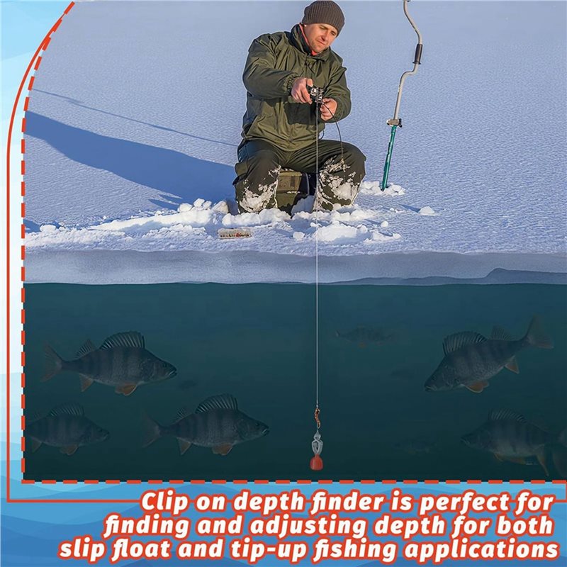 Fishing Depth Finder - Okyanuslar, Göller, Nehirler İçin Klipsli Su
