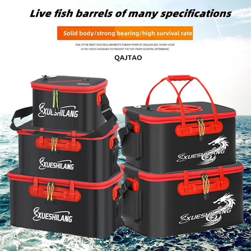 Fish Finder Case - Balık Kovası Katlanabilir Kalınlaştırılmış Yaşayan Balık