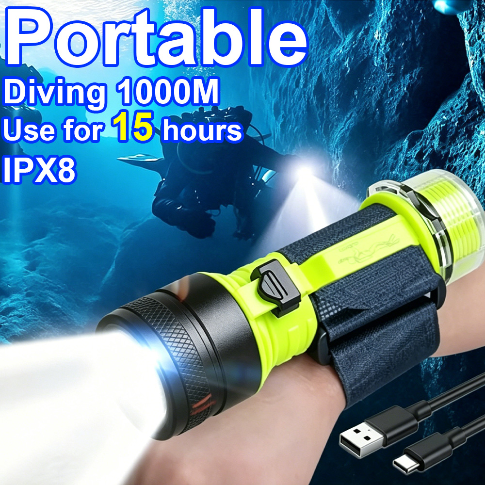 Fishing Light - Yeni Taşınabilir Profesyonel LED Dalış El