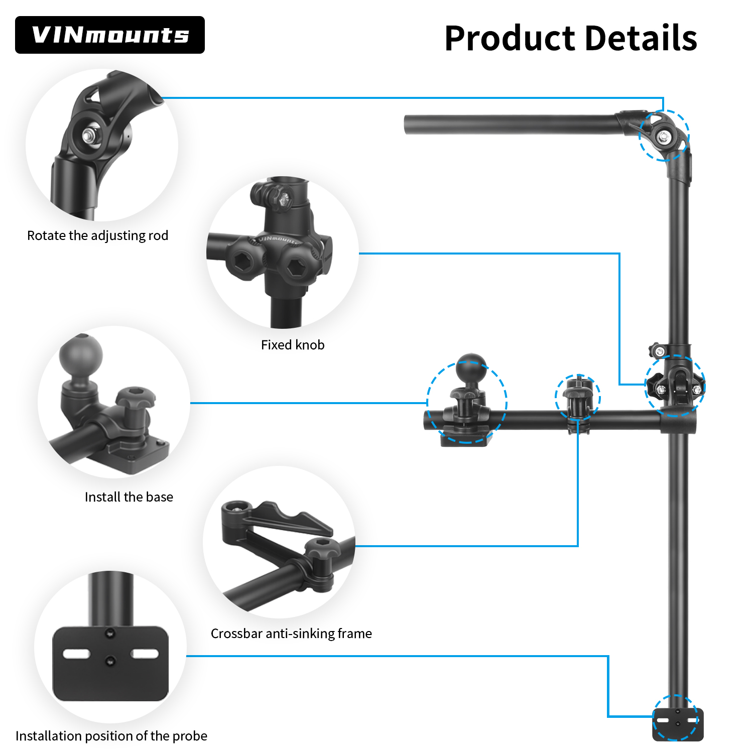 VINmountsLivescope Balık Buluc - Fish Finder Mount incelemesi ve fiyatı
