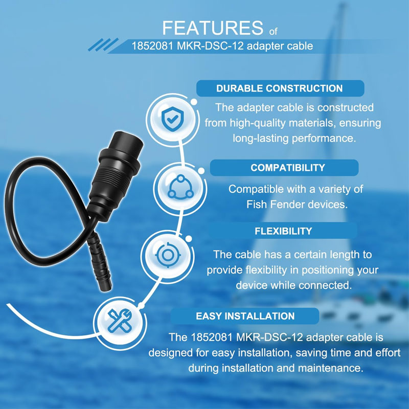 1852081 MKR-DSC-12 Garmin, Min - Fish Finder Cable incelemesi ve fiyatı