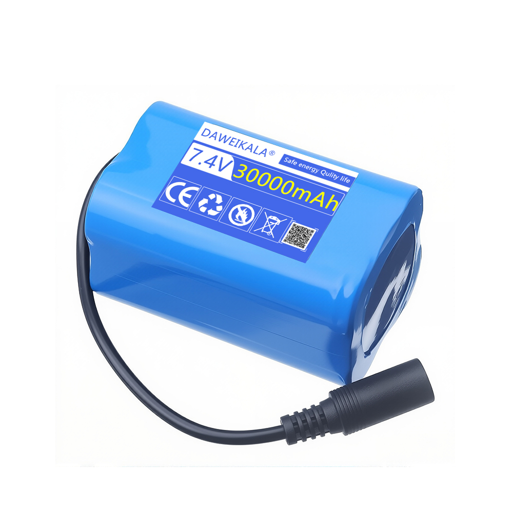 7.4V 30000mAh pil ile USB şarj - Fish Finder Charger incelemesi ve fiyatı