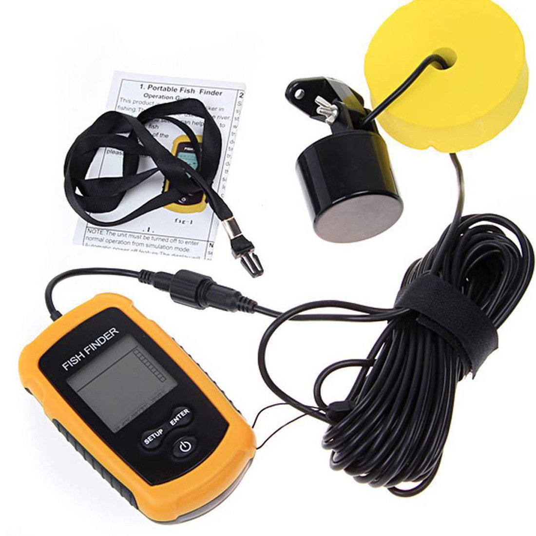 Alarm 100M Taşınabilir Sonar B - Fish Finder Portable incelemesi ve fiyatı