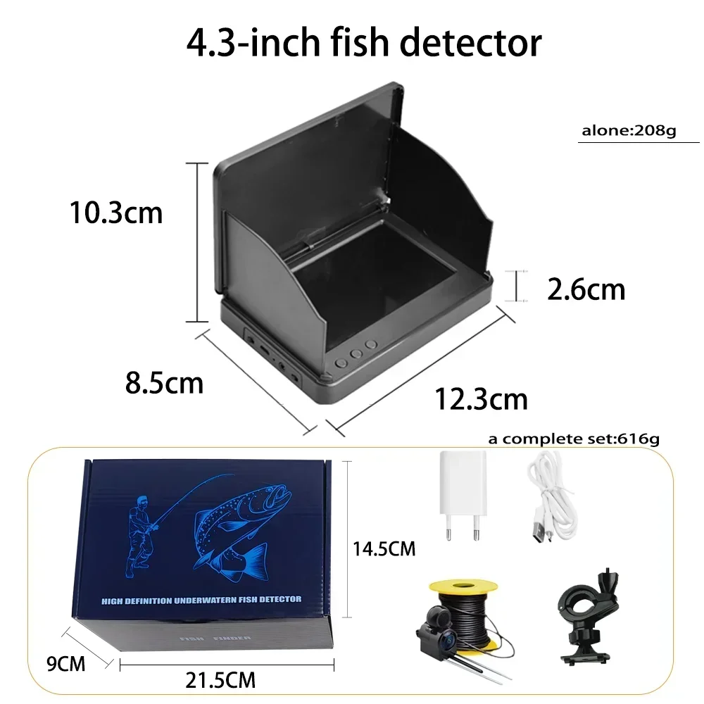YS43A 4.3 inç Balık Dedektörü  - Fish Finder Battery incelemesi ve fiyatı