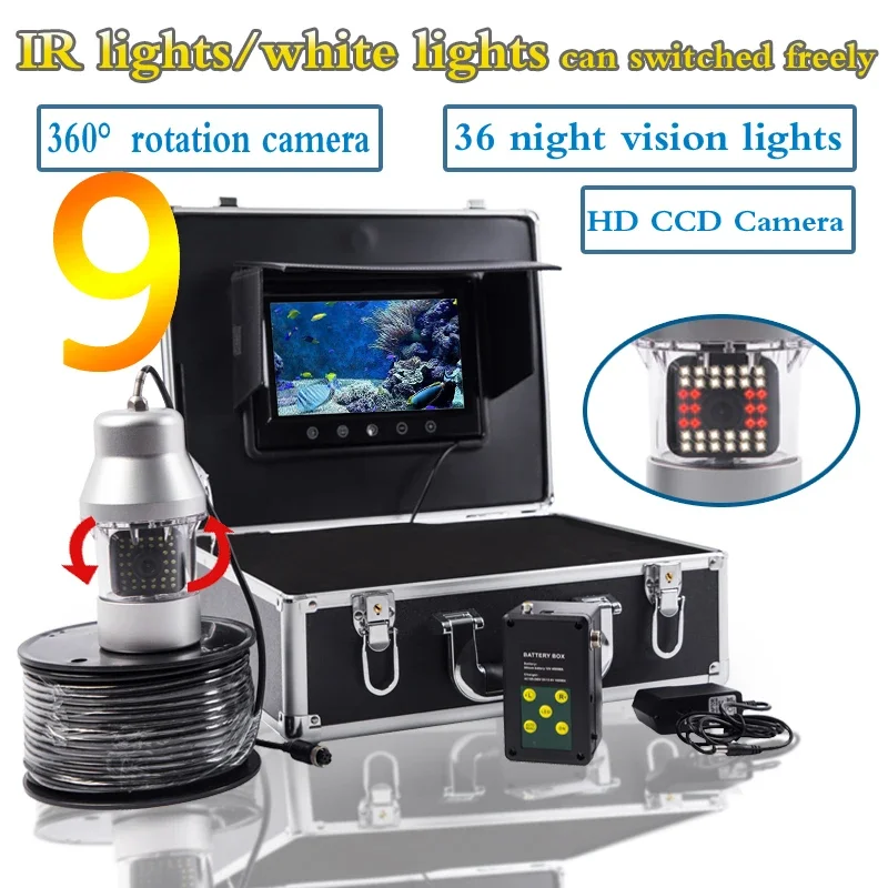 Balık bulucu F08A 9 inç Sualtı - Fishing Camera incelemesi ve fiyatı
